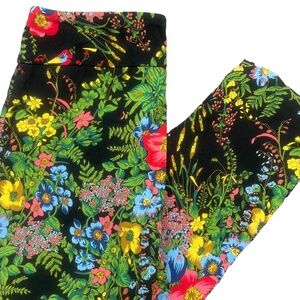 Soft Surroundings Small Tropical Floral Leggings‎